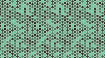 Abstract teal and green dot pattern. Modern, geometric design ideal for backgrounds, textiles, website design, and presentations. Evokes feelings of calmness and sophistication. vector