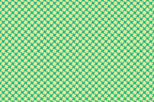 Vibrant teal and pale yellow houndstooth pattern. Perfect for textile design, fashion, website backgrounds, or any project needing a stylish and energetic texture. vector