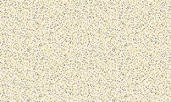 Elegant confetti pattern. Gold and black speckles on a cream background create a sophisticated, celebratory texture ideal for websites, stationery, or festive designs. vector