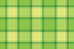 Teenager texture pattern, real plaid seamless check. Effect fabric background tartan textile in green and lime colors. vector