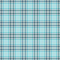 New year check texture seamless, female tartan fabric background. Hat textile pattern plaid in cyan and white colors. vector