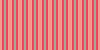 Vibrant vertical stripes in coral, peach, and sage green create a cheerful, retroinspired pattern. vector