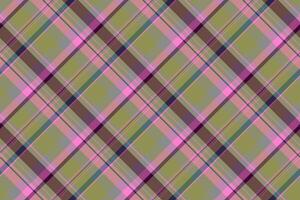 Pretty texture pattern fabric, trendy tartan background. Napkin seamless textile plaid check in pastel and pink colors. vector