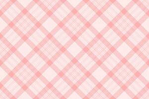 Delicate pink plaid pattern, perfect for backgrounds, textiles, and feminine designs. Subtle texture adds visual interest. vector