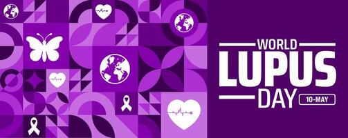 World IBD Day or World Inflammatory Bowel Disease Day Geometric shape pattern background banner or poster design template. observed every year in May. Holiday concept. Use to any Template, card. vector