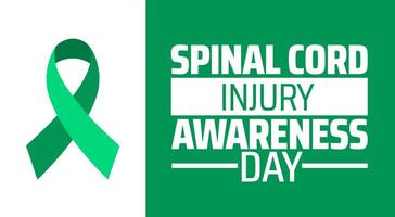 Spinal Cord Injury Awareness Day background banner or poster design template. observed every year in May. Holiday concept. Use to any Template, card, poster, placard, template. vector