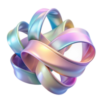 bold glorious A chaotic dance of translucent ribbons in pastel shades, lit by a diffuse ambient light. Surrealist style precision png
