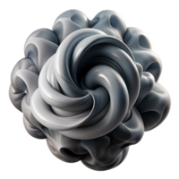 hypnotic standout A swirling mass of smoke in shades of grey and black, dynamic lighting with high contrast, Abstract Expressionism style png
