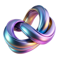 spectacular peaceful urban Fluid metallic ribbons intertwining and flowing, reflecting a neon gradient, with soft diffuse lighting, in an art deco style original png
