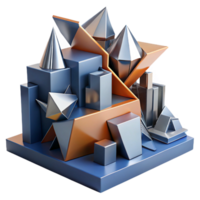 signature rustic Deconstructivist architecture, fragmented forms, sharp angles, contrasting materials, dramatic lighting, luxury png