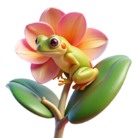 dazzling victorian A tiny tree frog clinging to a delicate orchid, vibrant colors, macro photography style, soft, diffused lighting high resolution png