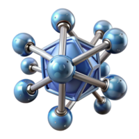 radiant distinguished A group of nanobots assembling a complex molecular structure, bright, clinical lighting, scientific illustration style png