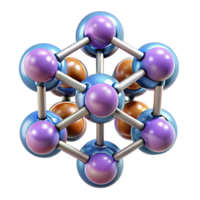 sumptuous ethereal geometric A group of nanobots assembling a complex molecular structure, bright, clinical lighting, scientific illustration style original png