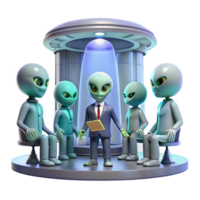 whimsical wonderful A group of alien diplomats meeting in a holographic chamber, intricate alien architecture, formal and dignified, photorealistic style 4K png
