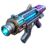 beautiful standout A futuristic weapon, intricate details and glowing energy, concept art style png