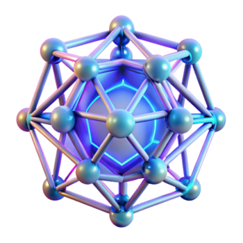 captivating harmonious coastal Geometric fractals forming a complex, interconnected network, glowing with soft bioluminescent light, in a cyberpunk aesthetic precision png