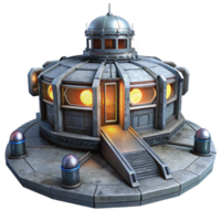 harmonious extraordinary A desolate, abandoned space station, dim emergency lighting, eerie atmosphere, photorealistic, highly detailed, professional png