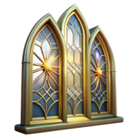 majestic vintage Crystal palace, intricate stained glass windows, bright sunlight shining through, art deco style, digital painting, gallery standard png
