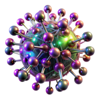 energetic stunning A swarm of nanobots forming intricate patterns in the air, illuminated by pulsating, multicolored lights. Dynamic, abstract lighting. Digital art style precision png