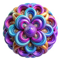 majestic futuristic Fractal architecture, infinite repeating patterns, vibrant colors, psychedelic, abstract style fine detail png