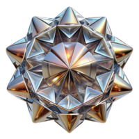 dramatic avant garde A kaleidoscope of fragmented, mirrored surfaces, reflecting distorted, abstract patterns, lit by a dazzling, diamond dust light, in an Art Deco style detailed png