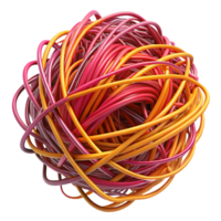 spectacular rare A chaotic jumble of lines and scribbles, with a raw, energetic style, in bold, contrasting colors, spotlighted png