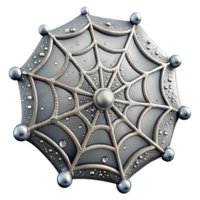 radiant exceptional A close up of a dew covered spider web, intricate design, sparkling droplets, macro photography, png