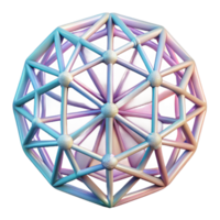 vibrant art deco A delicate web of interconnected lines forming a geometric pattern, illuminated by a soft, pastel glow, Art Nouveau style detailed png