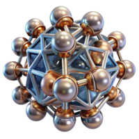 acclaimed abstract A group of nanobots assembling a complex structure, shimmering metallic particles, dynamic lighting, abstract style top tier png
