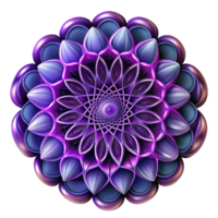 exemplary organic A complex fractal pattern, infinitely repeating, in shades of deep indigo and violet, lit by a mystical, ethereal light, in a psychedelic style exclusive png