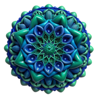 dramatic gothic A complex, fractal pattern, in shades of deep blue and green, with intricate details and a subtle, ambient light 8K png