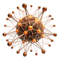dazzling exceptional An intricate web of interconnected neurons, firing with electrical impulses, visualized as glowing lines and nodes png