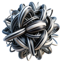 picturesque modern A chaotic jumble of lines and scribbles, creating a sense of frenetic energy, in black and white with high contrast handcrafted png