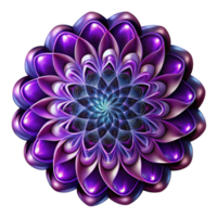 sought after coastal A complex fractal pattern, infinitely repeating, in shades of deep indigo and violet, lit by a mystical, ethereal light, in a psychedelic style authentic png