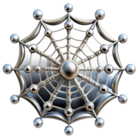 rare industrial A close up of a dew covered spider web, intricate design, sparkling droplets, macro photography, elite png