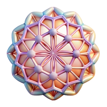 dynamisk utmärkt en delikat webb av sammankopplade rader formning en blommig mönster, upplyst förbi en mjuk, pastell glöd, konst nouveau stil äkta png