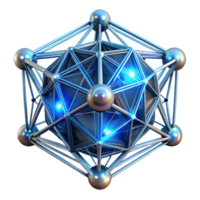 captivating traditional A complex network of interconnected lines and nodes, glowing with an inner luminescence, forming a dynamic, ever shifting structure. Cyberpunk style luxury png