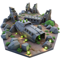 fascinating joyful creative A spaceship graveyard filled with decaying hulks, eerie lighting, matte painting, concept art, top tier png
