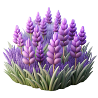 wonderful artistic A field of lavender flowers swaying in the breeze, soft purple hues, calming and peaceful, Impressionist painting style original png