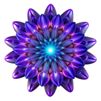 exquisite dynamic coastal A kaleidoscopic pattern of fractal flames, with a deep purple and electric blue color scheme, and a subtle lens flare precision png