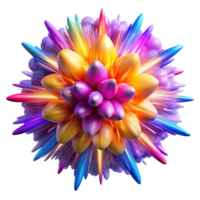 alluring timeless A chaotic explosion of vibrant colors and textures, illuminated by flashing strobe lights, in a grunge, abstract expressionist style png