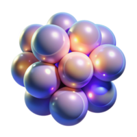 captivating remarkable A cluster of luminous orbs in varying sizes and colors, emitting a soft, ambient glow, dreamlike lighting with soft focus, Surrealist style png