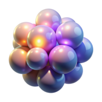 rare contemporary A cluster of luminous orbs in varying sizes and colors, emitting a soft, ambient glow, dreamlike lighting with soft focus, Surrealist style gallery standard png