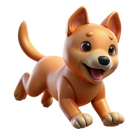 whimsical gorgeous A playful puppy chasing its tail, dynamic action shot with blurred motion, in a cute and whimsical style exclusive png