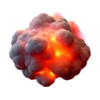 gorgeous dramatic classic A cloud of iridescent dust, illuminated from below by a fiery red light. Abstract photography style masterfully captured png