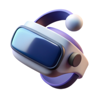 elegant tranquil tropical A virtual reality headset floating in mid air, soft, diffuse lighting, minimalist style gallery standard png