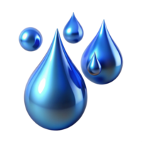 dynamic wonderful Liquid mercury droplets suspended in mid air, reflecting a cool, blue light. Abstract expressionism style impeccable png