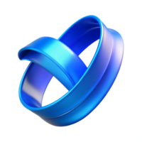 hypnotic celebrated A single, flowing ribbon of light in a vibrant shade of blue, dynamic lighting with motion blur, Cyberpunk style png