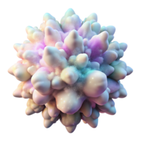 gorgeous exceptional A chaotic explosion of pastel particles, resembling a nebula, with a subtle, pearlescent sheen, lit by a diffused, ambient light, in a Surrealist style png