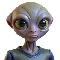 wonderful ethereal nordic Portrait of a curious alien with large, expressive eyes and unusual skin textures, lit by the otherworldly glow of their home planet authentic png